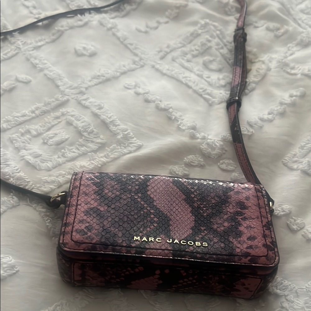 Marc Jacobs Pink Exotic Crossbody Bag